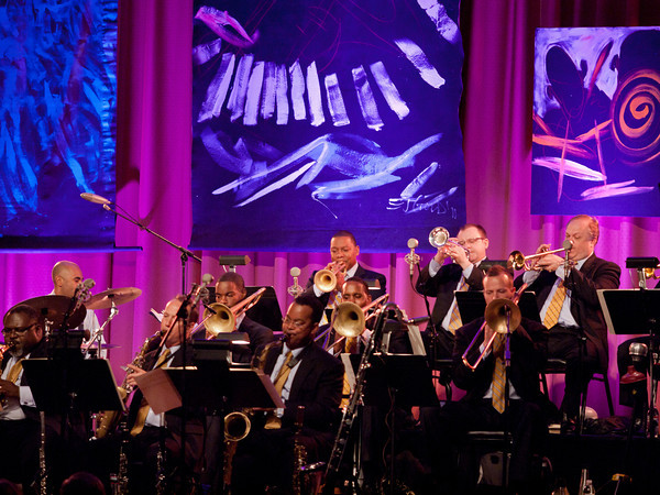 Wynton Marsalis and Jazz at Lincoln Center Orchestra, Grass Valley, Ca. Performance, 2016.