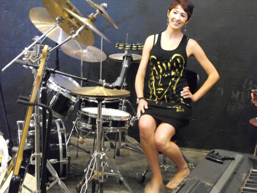 Tiffany knows that "Woman Drummer Forms Band" is no longer a subject that makes headlines.