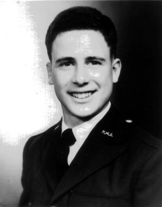 High School Yearbook Photo of E.J. Gold at Riverside Military Academy, 1957