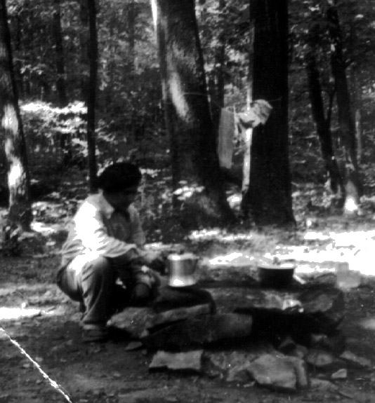 Appalachian Arrowhead Trail Guide Jeff Gold, summer of 1957.