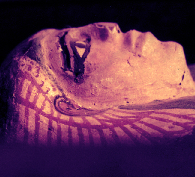 This Egyptian Princess's Sarcophagus is just crying out for a mustache, eh???