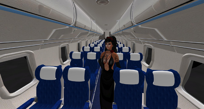 aboard the transdimensional airline Flight L315a bound for Solaria.